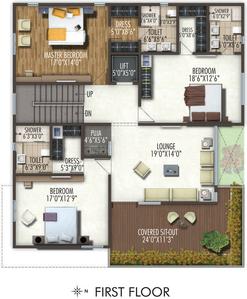 Image of 3200 Sq.ft 4 BHK Villa for sale in Western County, Shankarpally, Hyderabad for Rs. 27200000