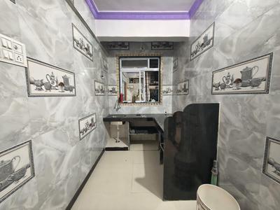 Kitchen Image of 680 Sq.ft 1 BHK Apartment / Flat for rent in Kopar Khairane Navi Mumbai for Rs. 28000