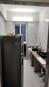 Kitchen Image of 1050 Sq.ft 2 BHK Apartment / Flat for rent in Balaji Exotica Building Type D Phase III, Kalyan West Kalyan for Rs. 28200