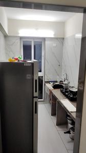 Kitchen Image of 1050 Sq.ft 2 BHK Apartment / Flat for rent in Balaji Exotica Building Type D Phase III, Kalyan West Kalyan for Rs. 28200