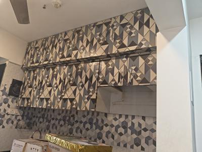 Kitchen Image of 800 Sq.ft 1 BHK Apartment / Flat for rent in Raunak City, Kalyan West Kalyan for Rs. 16000