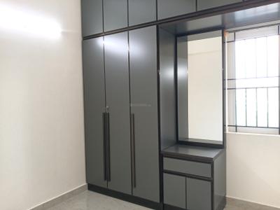 Bedroom Image of 1500 Sq.ft 3 BHK Apartment / Flat for rent in Yoga Sai Srikaram, Kaggadasapura Bengaluru for Rs. 60000