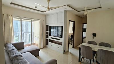 Hall Image of 750 Sq.ft 2 BHK Apartment / Flat for rent in Lodha Amara, Kolshet Thane for Rs. 55000