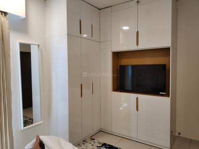 Bedroom Image of 580 Sq.ft 1 RK Studio for rent in L And T Raintree Boulevard, Sahakara Nagar Bengaluru for Rs. 47000