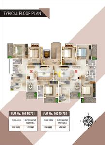Image of 1700 Sq.ft 3 BHK Apartment / Flat for sale in Manish Nagar, Nagpur for Rs. 8000000