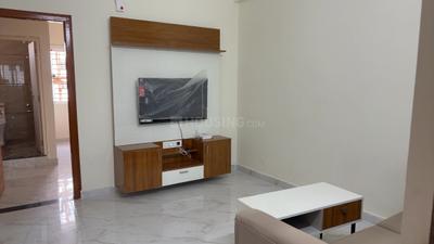 Living Room Image of 600 Sq.ft 1 BHK Apartment / Flat for rent in Nagavara Bengaluru for Rs. 30000