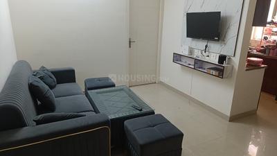 Living Room Image of 833 Sq.ft 2 BHK Apartment / Flat for rent in Mahima Shubh Nilay, Bhankrota Jaipur for Rs. 20000