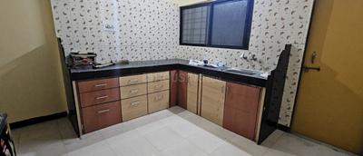 Kitchen Image of 1250 Sq.ft 3 BHK Apartment / Flat for rent in Moti Nagar Latur for Rs. 20000
