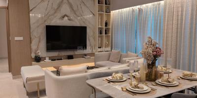 Living Room Image of 1020 Sq.ft 3 BHK Apartment / Flat for sale in Puravankara Purva Clermont Wing B, Chembur Mumbai for Rs. 42100000