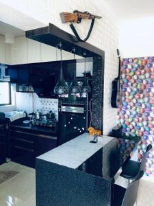 Kitchen Image of 650 Sq.ft 1 BHK Apartment / Flat for rent in Kings Heights 1, Bhandup East Mumbai for Rs. 45000