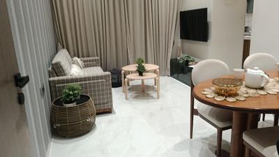Living Room Image of 450 Sq.ft 1 BHK Apartment / Flat for sale in Vihang Valley, Kasarvadavali Thane for Rs. 6000000
