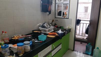 Kitchen Image of 954 Sq.ft 2 BHK Apartment / Flat for sale in Nirman Silver Mist C D Building, Lohegaon Pune for Rs. 7000000