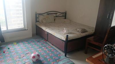 Bedroom Image of 1108 Sq.ft 2 BHK Apartment / Flat for rent in Gini Belvista Phase II, Dhanori Pune for Rs. 25000