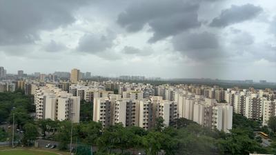 Balcony Image of 1050 Sq.ft 2 BHK Apartment / Flat for rent in Lodha Casa Rio, Palava Phase 1 Thane for Rs. 31000