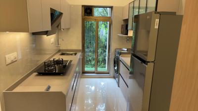 Kitchen Image of 670 Sq.ft 2 BHK Apartment / Flat for sale in Sahakar Shree Ram Krishna Garden, Mira Road East Mira Bhayandar for Rs. 9900000