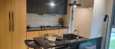 Kitchen Image of 800 Sq.ft 2 BHK Apartment / Flat for sale in Eternia At Kalpataru Parkcity, Kolshet Thane for Rs. 14900000
