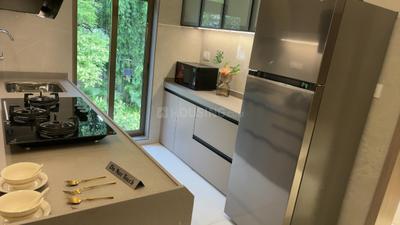 Kitchen Image of 425 Sq.ft 1 BHK Apartment / Flat for sale in Sahakar Shree Ram Krishna Garden, Mira Road East Mira Bhayandar for Rs. 7400000