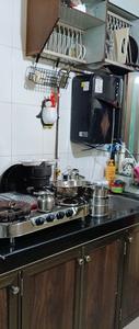 Kitchen Image of 500 Sq.ft 1 BHK Apartment / Flat for sale in Vighnaharta CHS, Parel Mumbai for Rs. 14500000