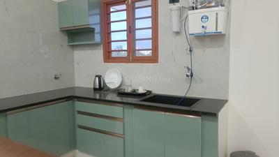 Kitchen Image of 750 Sq.ft 1 BHK Apartment / Flat for rent in Byrathi Bengaluru for Rs. 26999