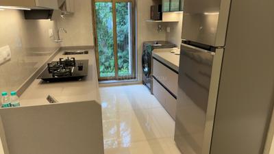 Kitchen Image of 670 Sq.ft 2 BHK Apartment / Flat for sale in Sahakar Shree Ram Krishna Garden, Mira Road East Mira Bhayandar for Rs. 9900000