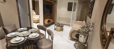 Living Room Image of 450 Sq.ft 1 BHK Apartment / Flat for sale in JP The Palace, Mira Road East Mira Bhayandar for Rs. 8300000