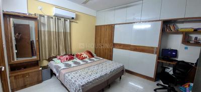 Bedroom Image of 1735 Sq.ft 3 BHK Apartment / Flat for rent in Crown Whistling Woods, Manchirevula Hyderabad for Rs. 60000