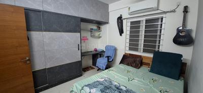 Bedroom Image of 1735 Sq.ft 3 BHK Apartment / Flat for rent in Crown Whistling Woods, Manchirevula Hyderabad for Rs. 60000