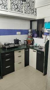 Kitchen Image of 150 Sq.ft 1 BHK Apartment / Flat for sale in Unique Al-Karim Residency, Tandalja Vadodara for Rs. 2000000