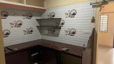 Kitchen Image of 400 Sq.ft 1 BHK Builder Floor for rent in Rau Indore for Rs. 7000