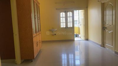 Living Room Image of 1250 Sq.ft 3 BHK Apartment / Flat for rent in Nalanda Arcade, Pragathi Nagar Hyderabad for Rs. 24000