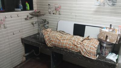 Kitchen Image of 170 Sq.ft 1 RK Independent House for rent in Thane West Thane for Rs. 15000