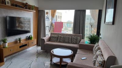 Living Room Image of 1165 Sq.ft 3 BHK Apartment / Flat for sale in Savvy Swaraaj Sports Living, Gota Ahmedabad for Rs. 12000000