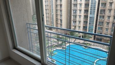 Balcony Image of 635 Sq.ft 2 BHK Apartment / Flat for rent in Gurukrupa Marina Enclave, Malad West Mumbai for Rs. 50000
