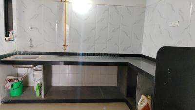 Kitchen Image of 1892 Sq.ft 3 BHK Apartment / Flat for sale in Shreem Gini Lake Gardenz, Makarba Ahmedabad for Rs. 9000000