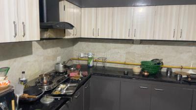 Kitchen Image of 1000 Sq.ft 2 BHK Apartment / Flat for rent in Chugh Palazzo Park Residency, Lasudia Mori Indore for Rs. 32000