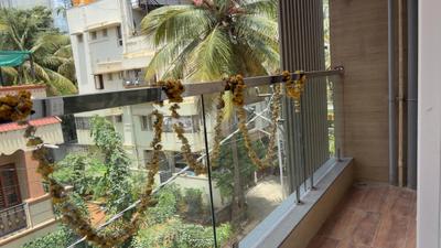 Balcony Image of 1200 Sq.ft 2 BHK Apartment / Flat for rent in Jakkur Bengaluru for Rs. 33000