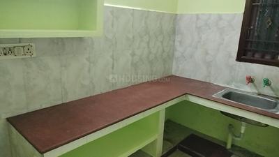 Kitchen Image of 700 Sq.ft 1.5 BHK Independent House for rent in Marie Oulgaret Puducherry for Rs. 12000
