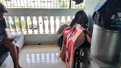 Balcony Image of 570 Sq.ft 1 BHK Apartment / Flat for sale in Airoli Navi Mumbai for Rs. 7000000