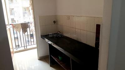 Kitchen Image of 585 Sq.ft 1 BHK Apartment / Flat for rent in DB Ozone, Dahisar East Mumbai for Rs. 23000