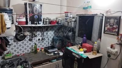 Kitchen Image of 315 Sq.ft 1 BHK Builder Floor for sale in Sangam Vihar New Delhi for Rs. 1200000