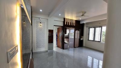 Living Room Image of 1050 Sq.ft 2 BHK Apartment / Flat for rent in Thanisandra Bengaluru for Rs. 36000