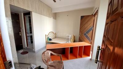 Bedroom Image of 1050 Sq.ft 1 RK Apartment / Flat for rent in Thanisandra Bengaluru for Rs. 19000