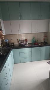 Kitchen Image of 900 Sq.ft 2 BHK Apartment / Flat for sale in Shapoorji Pallonji Joyville Sensorium, Maan Pune for Rs. 9000000