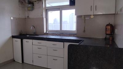 Kitchen Image of 680 Sq.ft 1 BHK Apartment / Flat for rent in Kolshet Thane for Rs. 28500