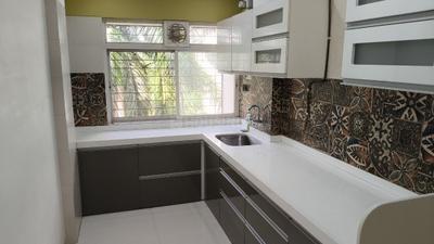 Kitchen Image of 960 Sq.ft 2 BHK Apartment / Flat for rent in Vijay Wimbeldon Park, Thane West Thane for Rs. 45000
