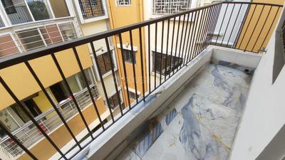 Balcony Image of 935 Sq.ft 2 BHK Apartment / Flat for sale in Konnagar Hooghly for Rs. 2524500