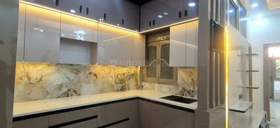 Kitchen Image of 1400 Sq.ft 3 BHK Builder Floor for rent in Indirapuram Ghaziabad for Rs. 28000