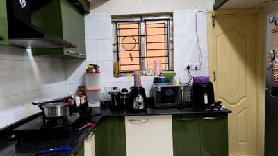 Kitchen Image of 1330 Sq.ft 3 BHK Apartment / Flat for sale in Vasudha Springs, K R Puram Bengaluru for Rs. 9700000