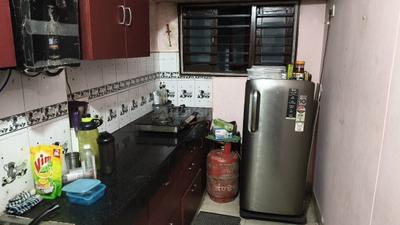 Kitchen Image of 500 Sq.ft 1 BHK Apartment / Flat for rent in Serilingampally Hyderabad for Rs. 18000
