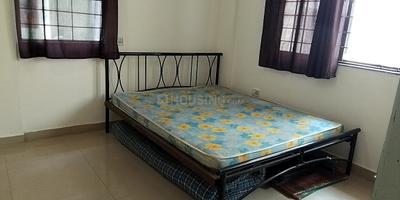 Bedroom Image of 950 Sq.ft 2 BHK Apartment / Flat for rent in Magarpatta Iris, Magarpatta City Pune for Rs. 39000